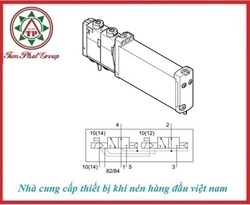 Van điện từ Festo VUVG-B14-T32U-AZT-F-1T1L-EX2C